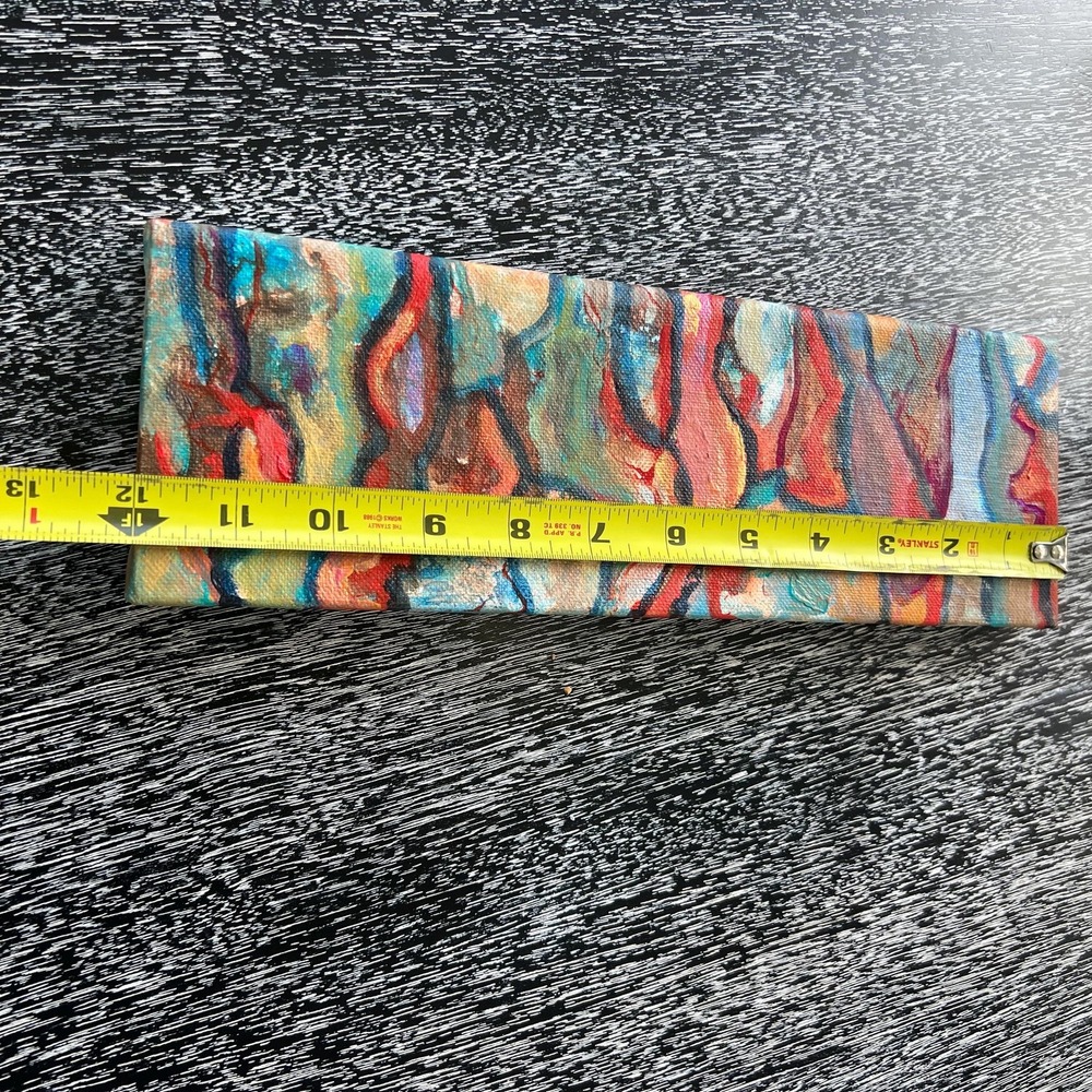 Petite original abstract‎ painting unsigned - Picture 5 of 5